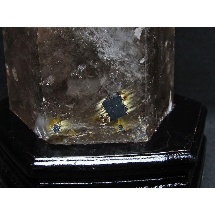 特価！超美品！特大 スモーキークォーツ 六角柱 煙水晶 27cm5.2kg 年始