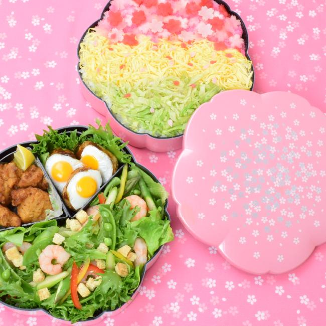 ミタニ フタ付き 中子 仕切り hatsuzakura 運動会 お花見 かわいい