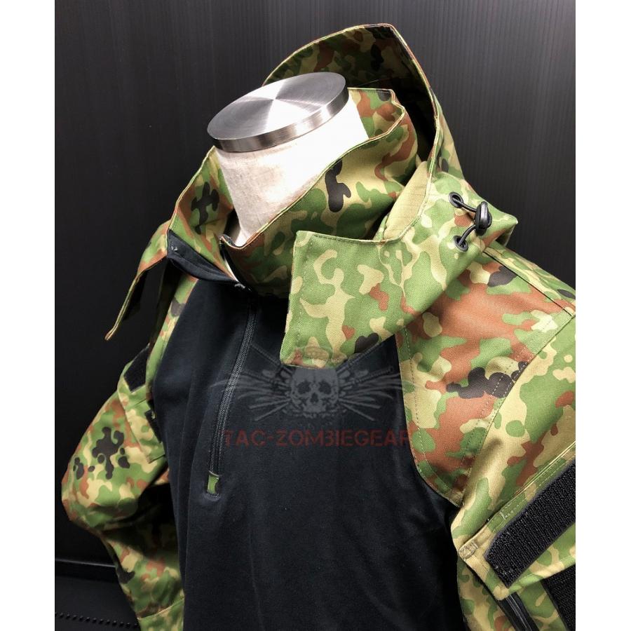 SP2 フード付き カスタム コンバットシャツ / 陸自迷彩 男女兼用