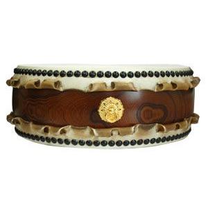 平胴太鼓 平太鼓 極上品 1尺5寸(鼓面:45cm) 欅（ケヤキ） くりぬき胴