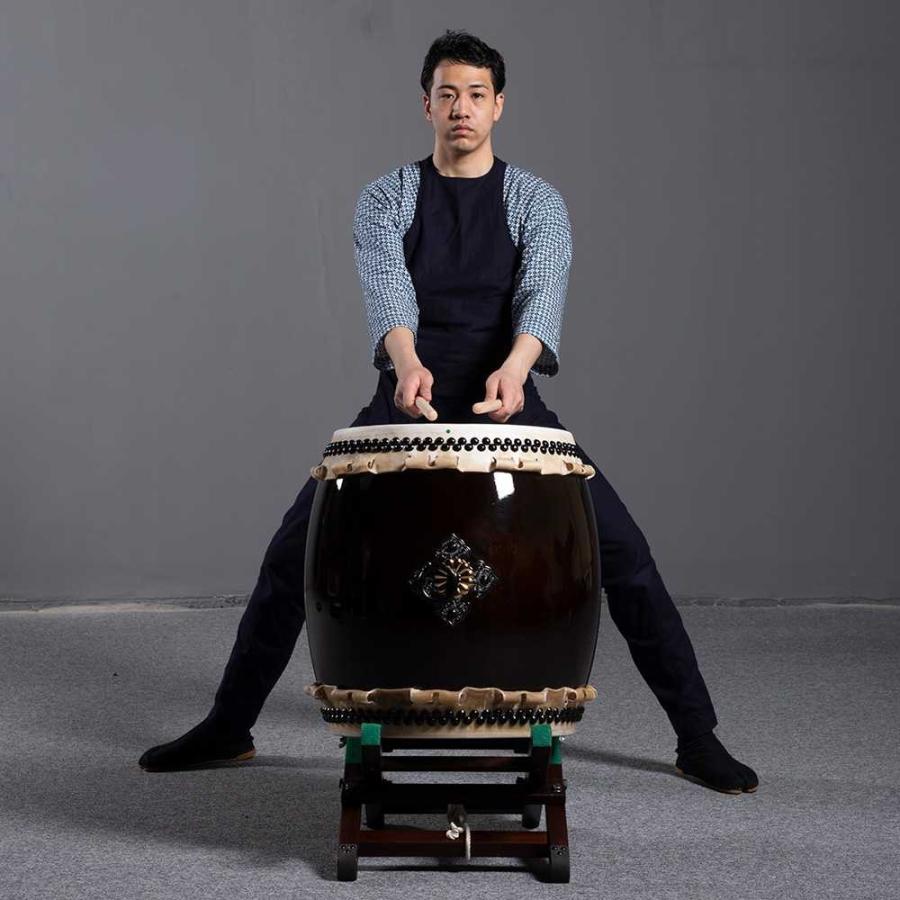 長胴太鼓台 太鼓スタンド 長胴太鼓用セット台 1尺3寸から1尺6寸用 : 和