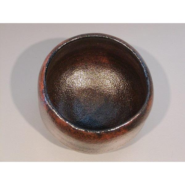 茶道具 黒楽茶碗 楽長次郎「あやめ」写 W8-1、 佐々木昭楽作 : 佐藤