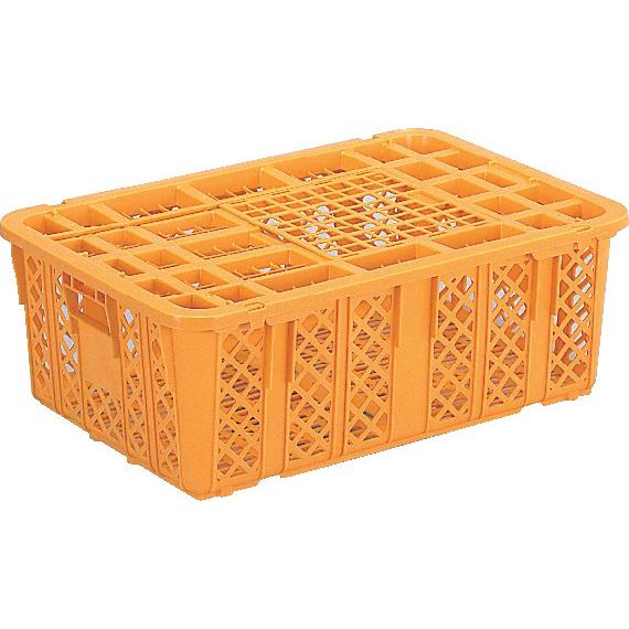 三甲（サンコー） 業務用 5個セット サンテナー 鳥篭 2型 プラ網 フタ