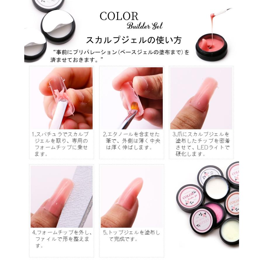 クリアジェル】スカルプジェル ネイル 長さ出し【メール便対応