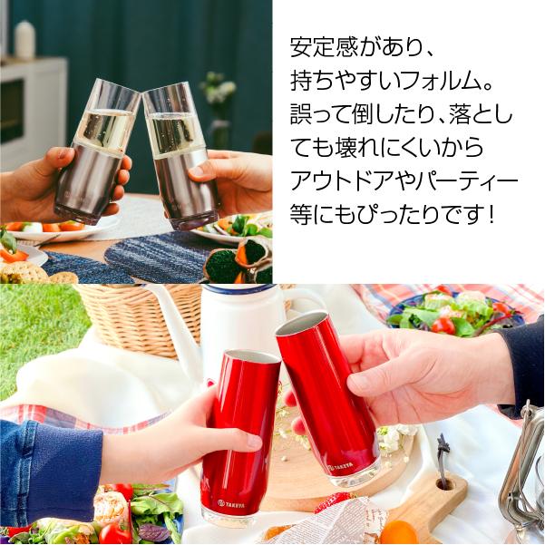 TAKEYA（タケヤ） シャンパンフルート 2個セット シャンパン グラス