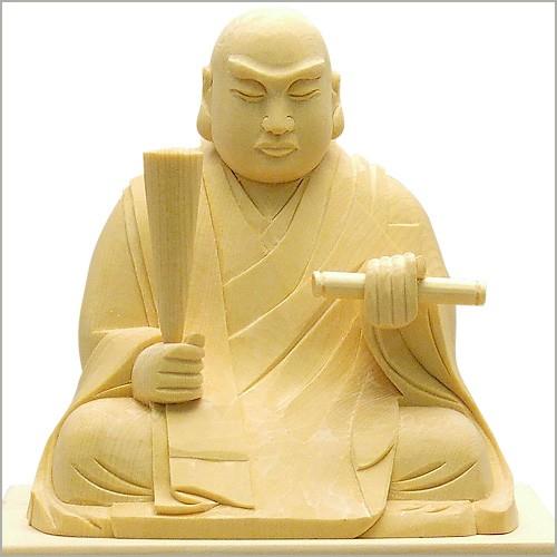 日蓮聖人(日蓮宗) 白木製 2寸 : 仏壇・仏具販売-仏壇屋 滝田商店