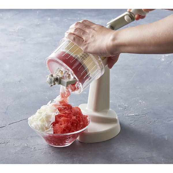 Toffy かき氷機 手動 かき氷器 ふわふわ氷 なめらか さらさら 台湾風