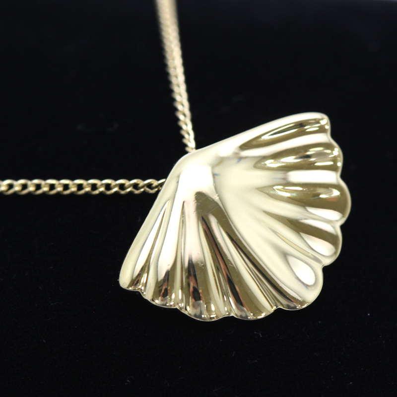 TIFFANY&Co.（ティファニー） シェルネックレス 貝殻 イエローゴールド
