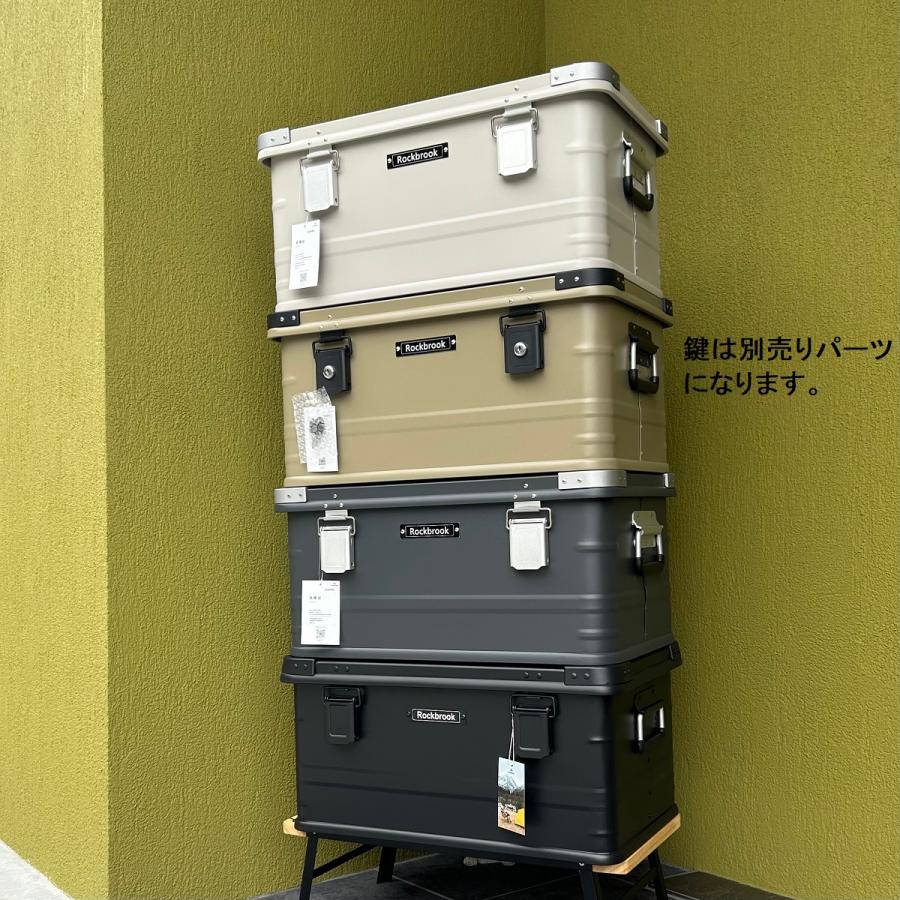 アルミ コンテナボックス 50L ハードモデル カスタムベース Rockbrook