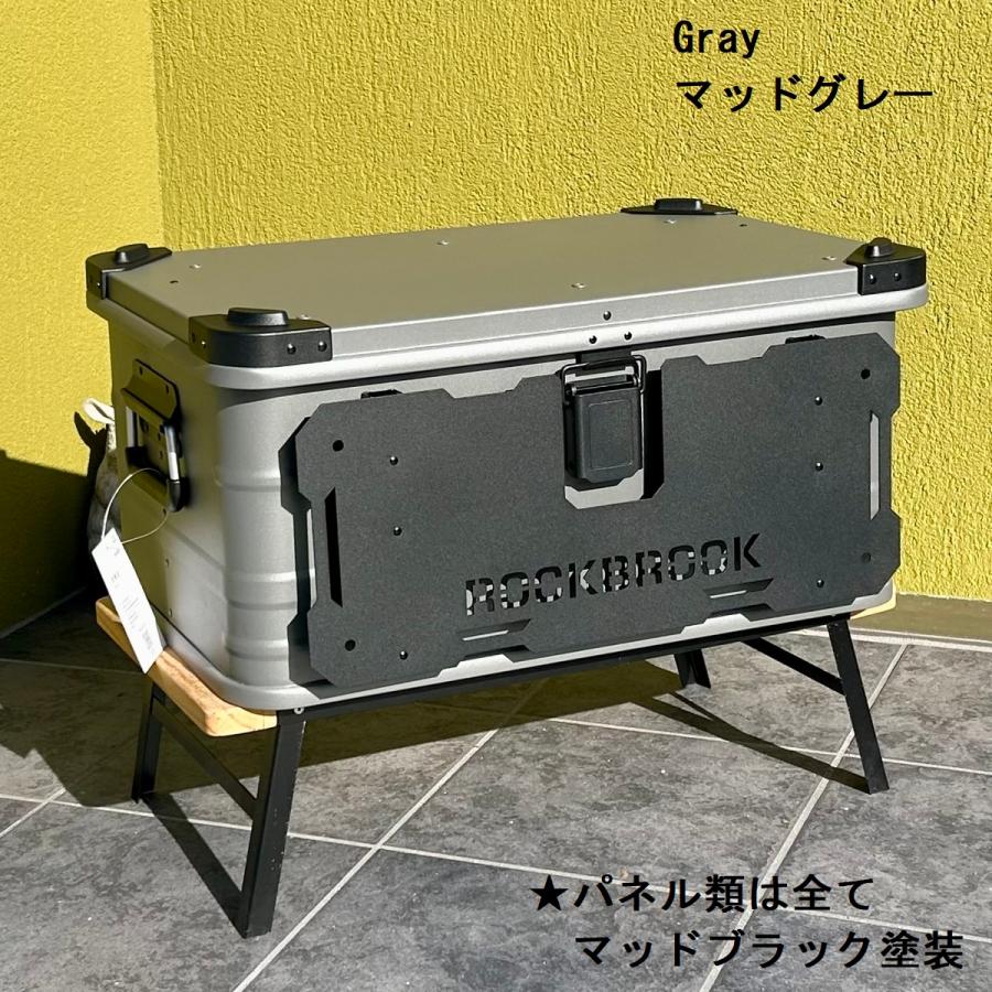 アルミ コンテナ ボックス 50L カスタムベース フルセット Rockbrook