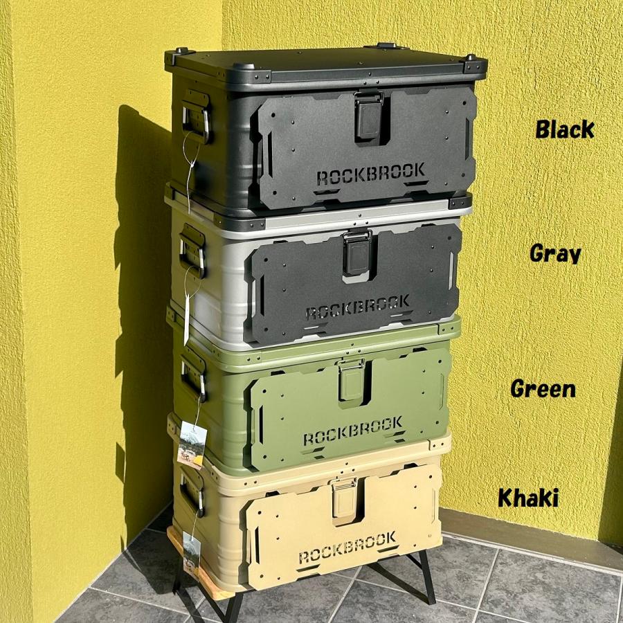アルミ コンテナ ボックス 50L カスタムベース フルセット Rockbrook