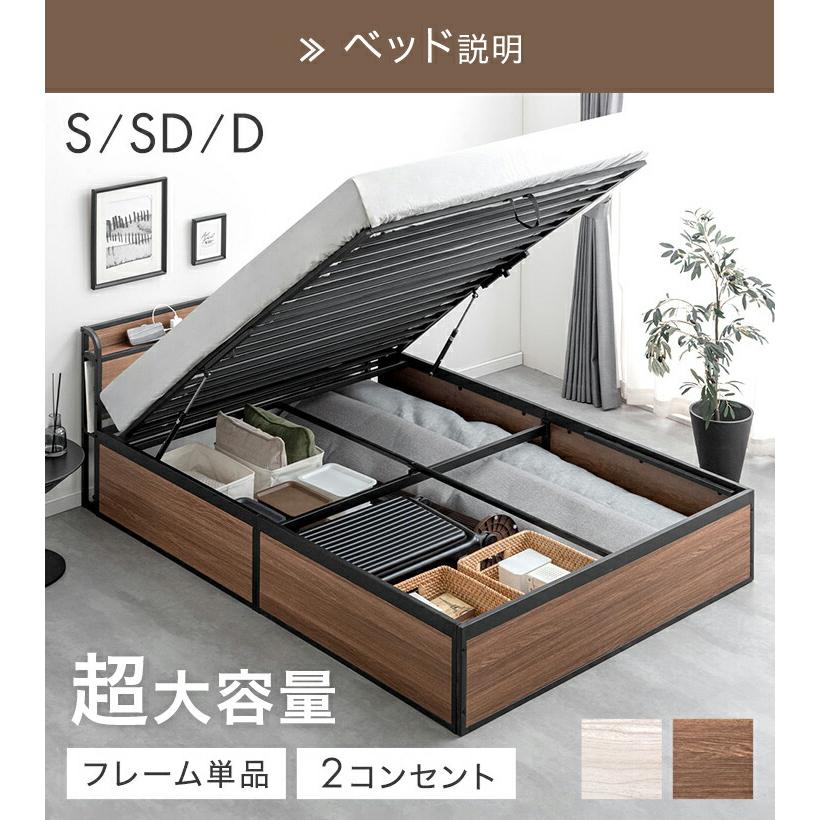 タンスのゲン 25日正午〜+3% ベッド ダブル マットレスセット おしゃれ