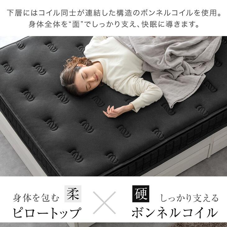 タンスのゲン 25日正午〜+3% マットレス セミダブル ボンネルコイル