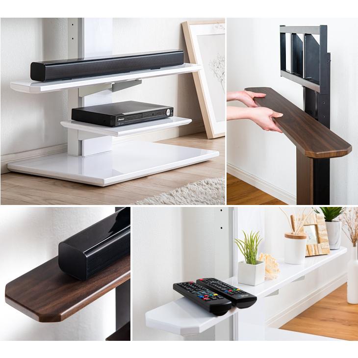 タンスのゲン テレビスタンド サウンドバー棚板 幅100cm Basic専用 壁