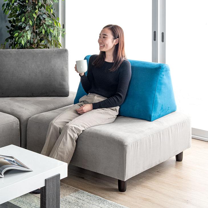 タンスのゲン ソファ ソファー 1人掛け ポケットコイル カウチソファ l