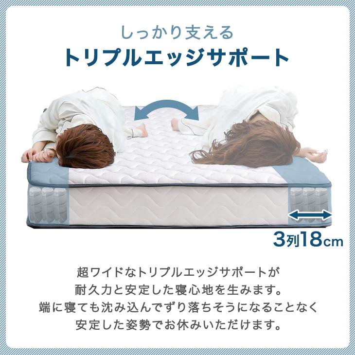 タンスのゲン ベッド マットレス ダブル ベッドフレーム マットレス