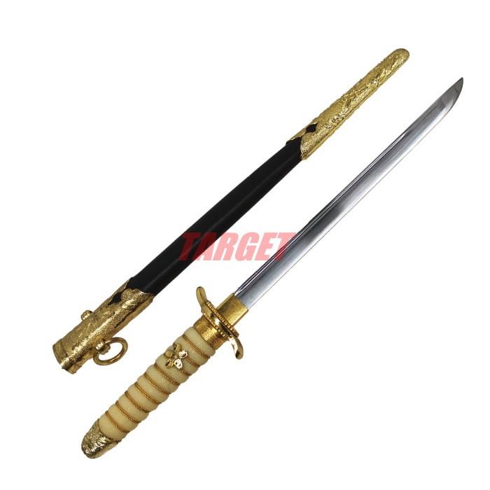 尾形刀剣 軍刀 大日本帝国 海軍 士官短剣 剣帯セット GN-16/S (模造刀