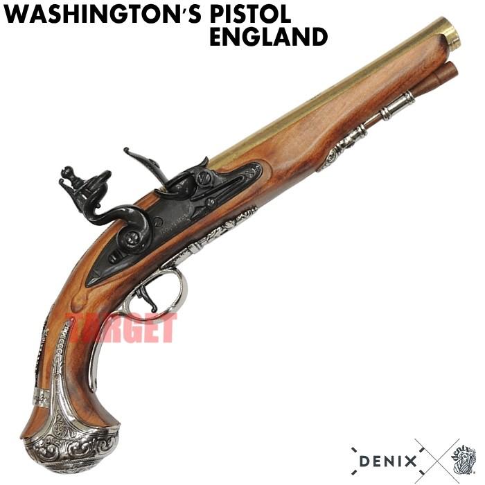 ☆DENIX フリントロックピストル ジョージ・ワシントンモデル