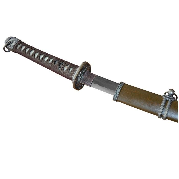 ☆尾形刀剣 軍刀 大日本帝国 陸軍 大刀 軍茶柄 軍茶木鞘 GN-3 (模造刀