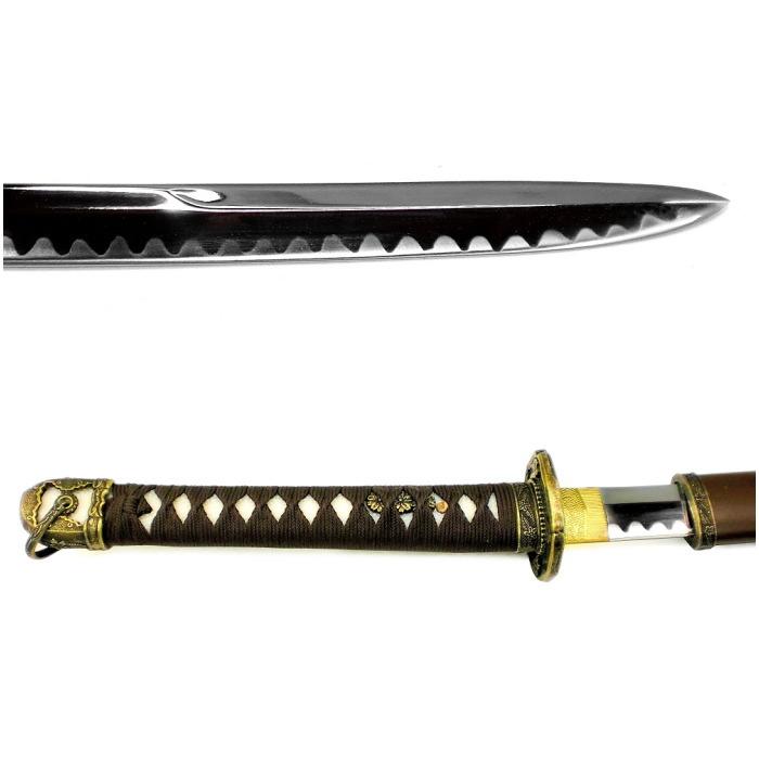 ☆尾形刀剣 軍刀 大日本帝国 陸軍 大刀 村田刀 軍茶柄 軍茶木鞘 GN-13