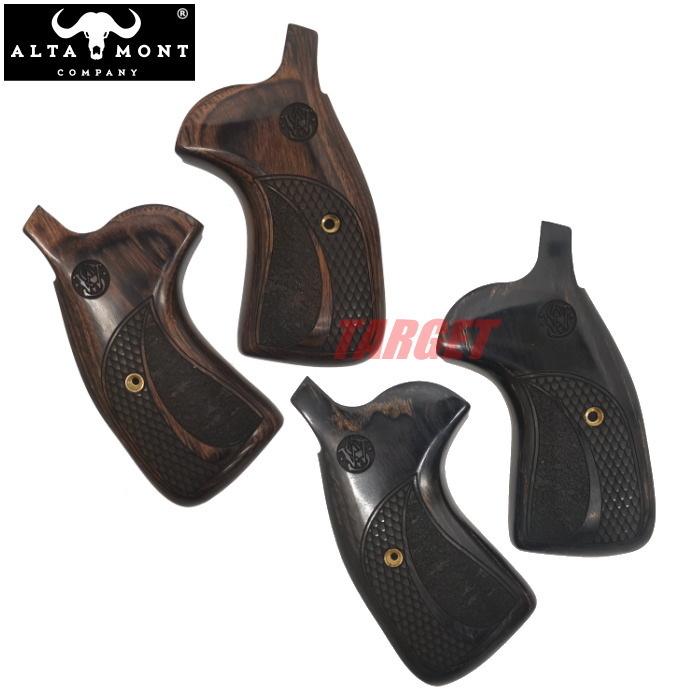 アルタモント S&W Kフレーム ラウンドバット用 木製グリップ ALTAI