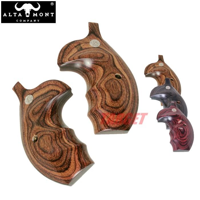 ☆アルタモント S&W Kフレーム ラウンドバット用 木製グリップ COMBAT