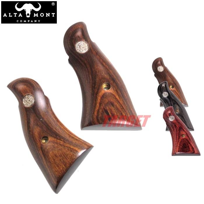 ☆アルタモント S&W Kフレーム スクエアバット用 木製グリップ