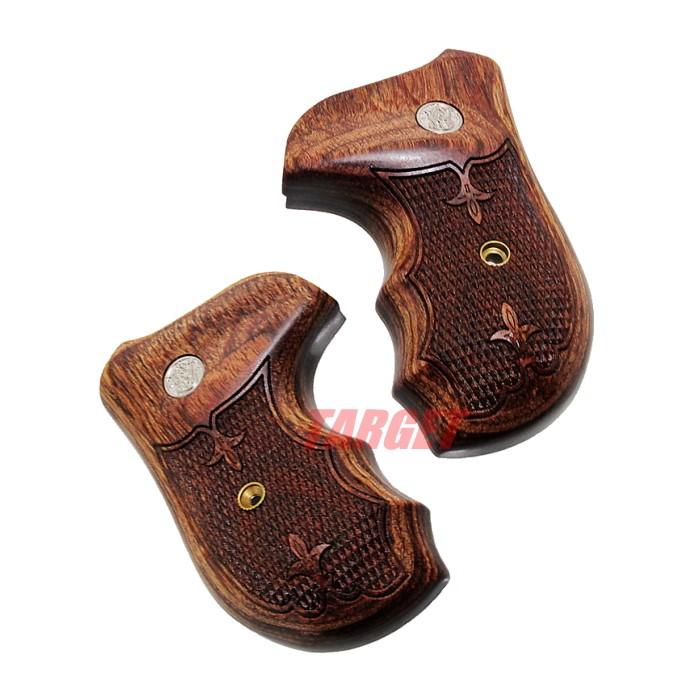 ☆アルタモント S&W Jフレーム ラウンドバット用 木製グリップ