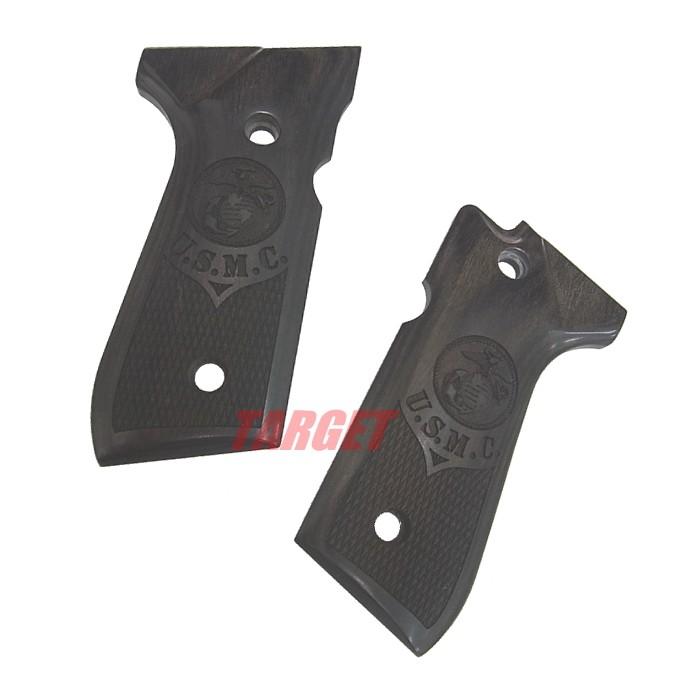 ☆アルタモント ベレッタ M92F用 木製グリップ チェッカー パネル