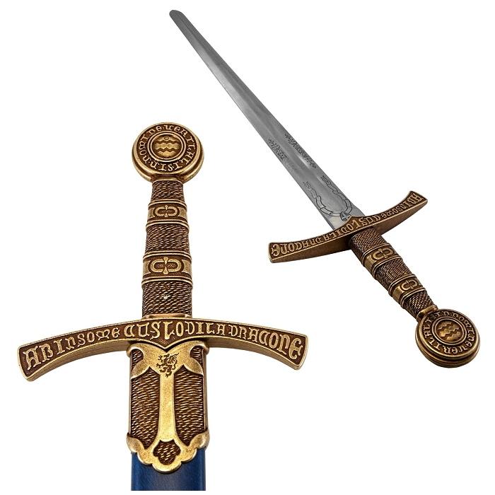 ☆DENIX メディーバルソード ブルー/ゴールド フランス 5201