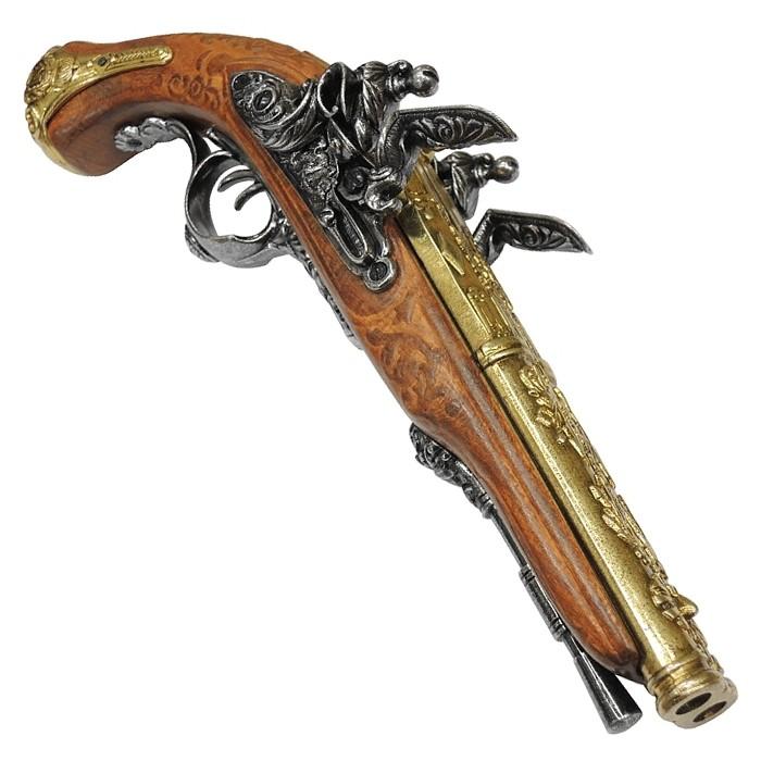 ☆DENIX フリントロック ダブルバレルピストル ナポレオンモデル