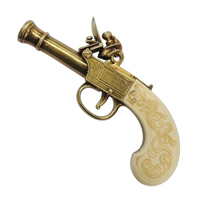 ☆DENIX フリントロックピストル イングランド ゴールド 237/L