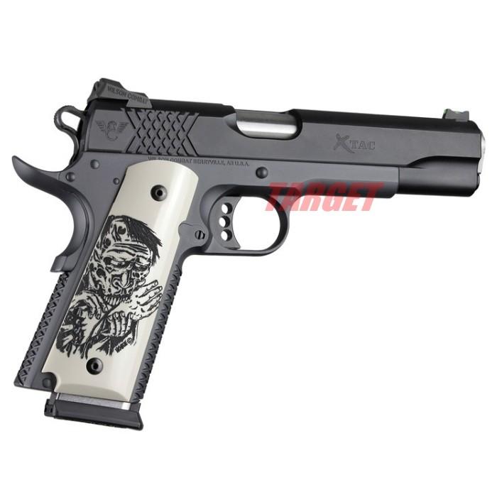 HOGUE 1911シリーズ用 アイボリーポリマーグリップ パネル スクリーム