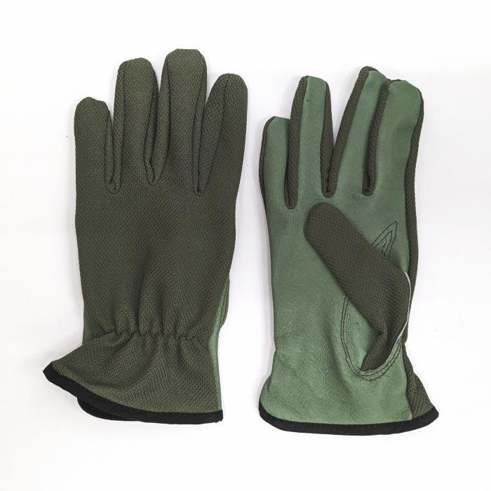 ☆自衛隊 グローブ OD 本革 ポリエステル M/Lサイズ（コンビ手袋