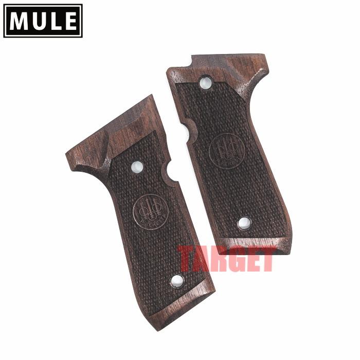 ☆【セール】MULE 東京マルイ 電動ガン M9A1用 木製グリップ マーク