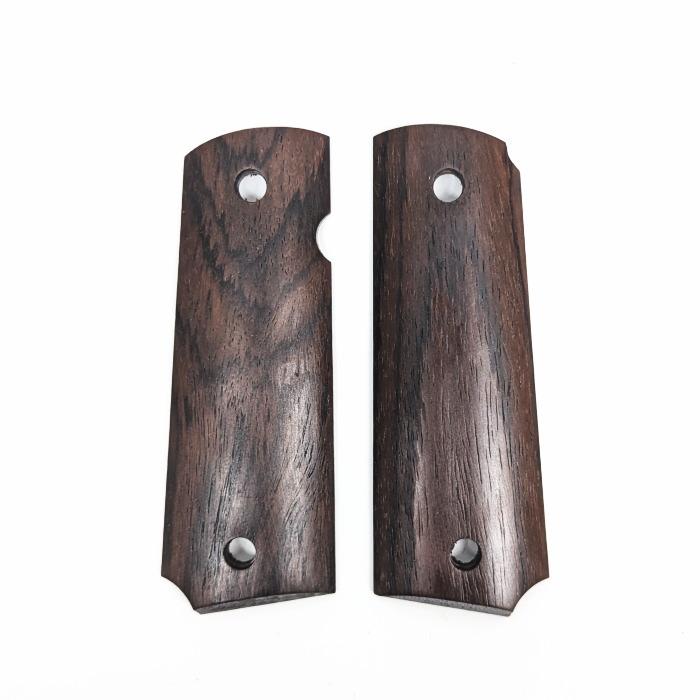 ☆MULE 1911 ガバメント用 木製グリップ ローズウッド スムース