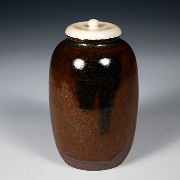 送料無料（茶道具/濃茶器）中興名物 瀬戸芋子 京童茶入写し 笹田有祥作