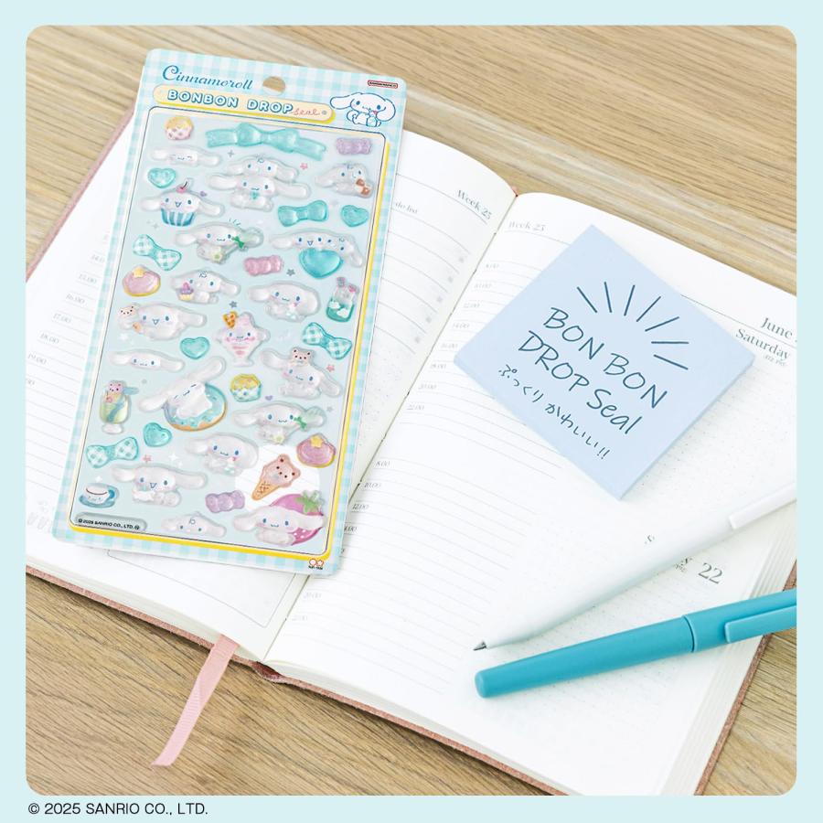 サンリオキャラクター シール ボンボンドロップシール シナモロール