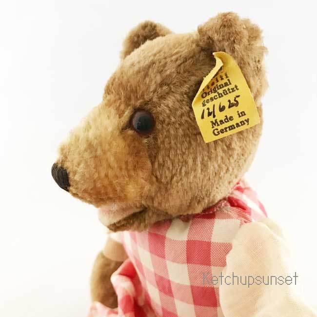 Steiff（シュタイフ） テディベア アンティークベア 1950年代