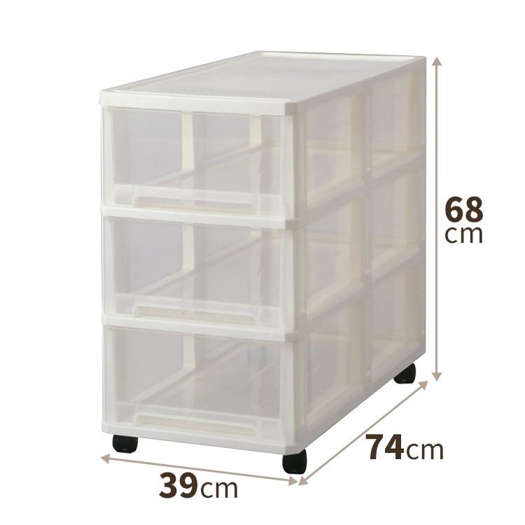 天馬 収納ケース 衣装ケース ビュートケース 3段 : テンマ フィッツ