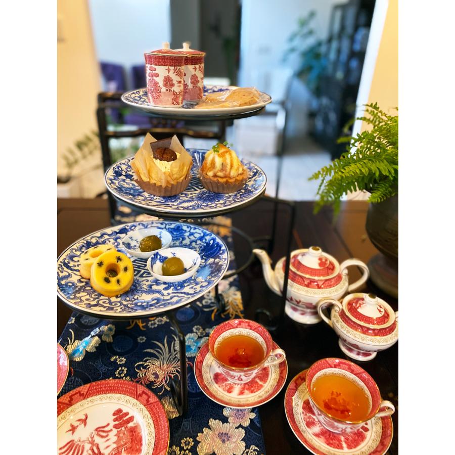 THE-SECRET-GARDEN シノワズリ ディナープレート 26cm 飾り皿 景徳鎮