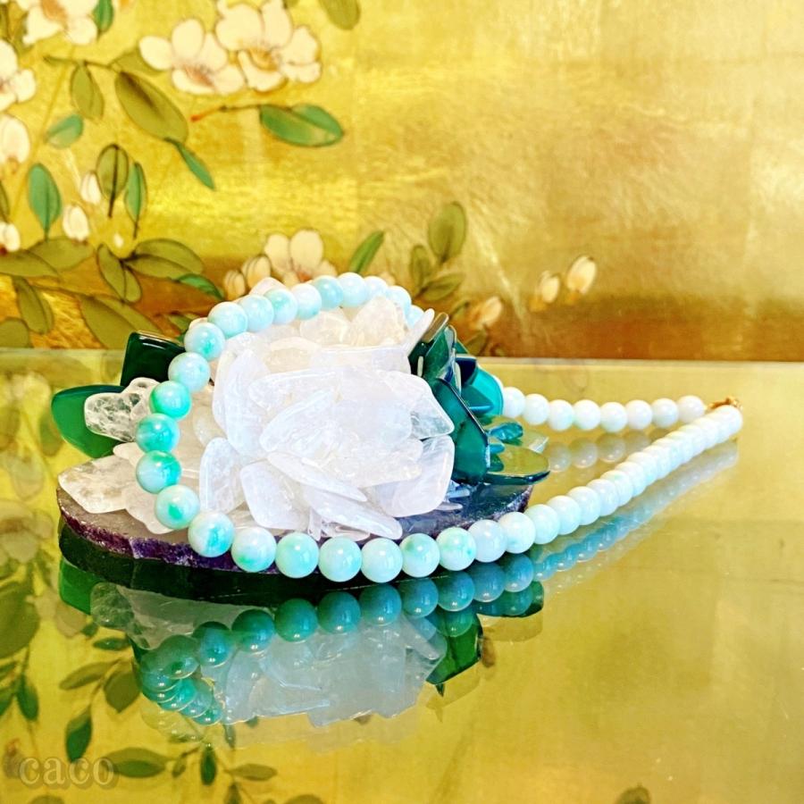 theory xyz 糸魚川翡翠ネックレス レディース 極上級 甲府製 8mm玉