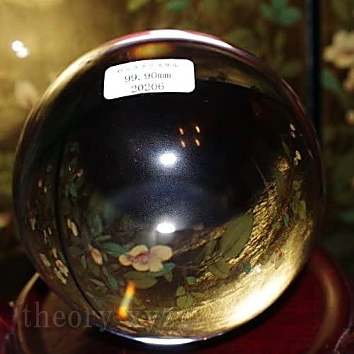 theory xyz 天然水晶 無垢 丸玉 最高級 甲府研磨 水晶玉 天然 99.90mm