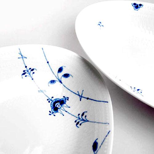 ブルーパルメッテ 食器 オーバル皿27cm 北欧 ペア ロイヤル