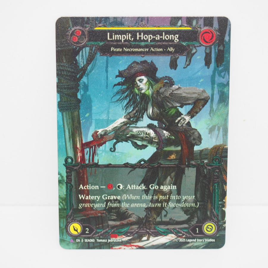 FLESH AND BLOOD Limpit, Hop-a-long EN SEA060 Cold Foil トレカ