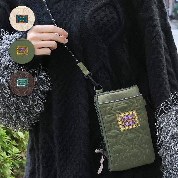 チチカカ（TITICACA） キルティングスマホショルダーポーチ ／ マルチ