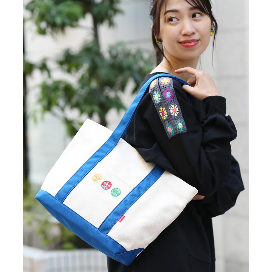 チチカカ（TITICACA） モチーフ刺繍キャンバストート ／ トートバッグ