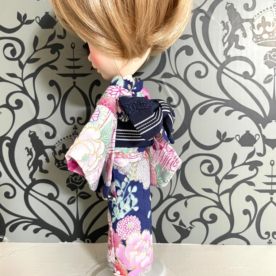 アイシードール リカちゃん 人形 ゆかた 作り帯 ドール 着物 アウト