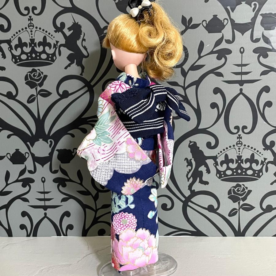 アイシードール リカちゃん 人形 ゆかた 作り帯 ドール 着物 アウト