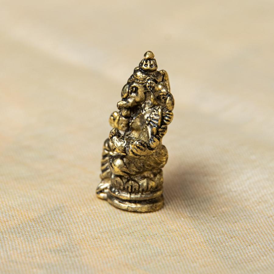 神様像 ブラス像 ヒンドゥー教 神像 ガネーシャ 14手 多臂ガネーシャ